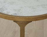 Korajane Antique Gold Round End Table (Online Special Price) - Ornate Home