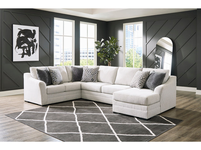 Koralynn Stone 3-Piece RAF Chaise Sectional (Online Special Price) - Ornate Home