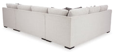 Koralynn Stone 3-Piece RAF Chaise Sectional - Ornate Home