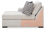 Koralynn Stone 3-Piece Sectional and Oversized Accent Ottoman (Online Special Price) - Ornate Home