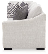 Koralynn Stone 3-Piece Sectional and Oversized Accent Ottoman (Online Special Price) - Ornate Home