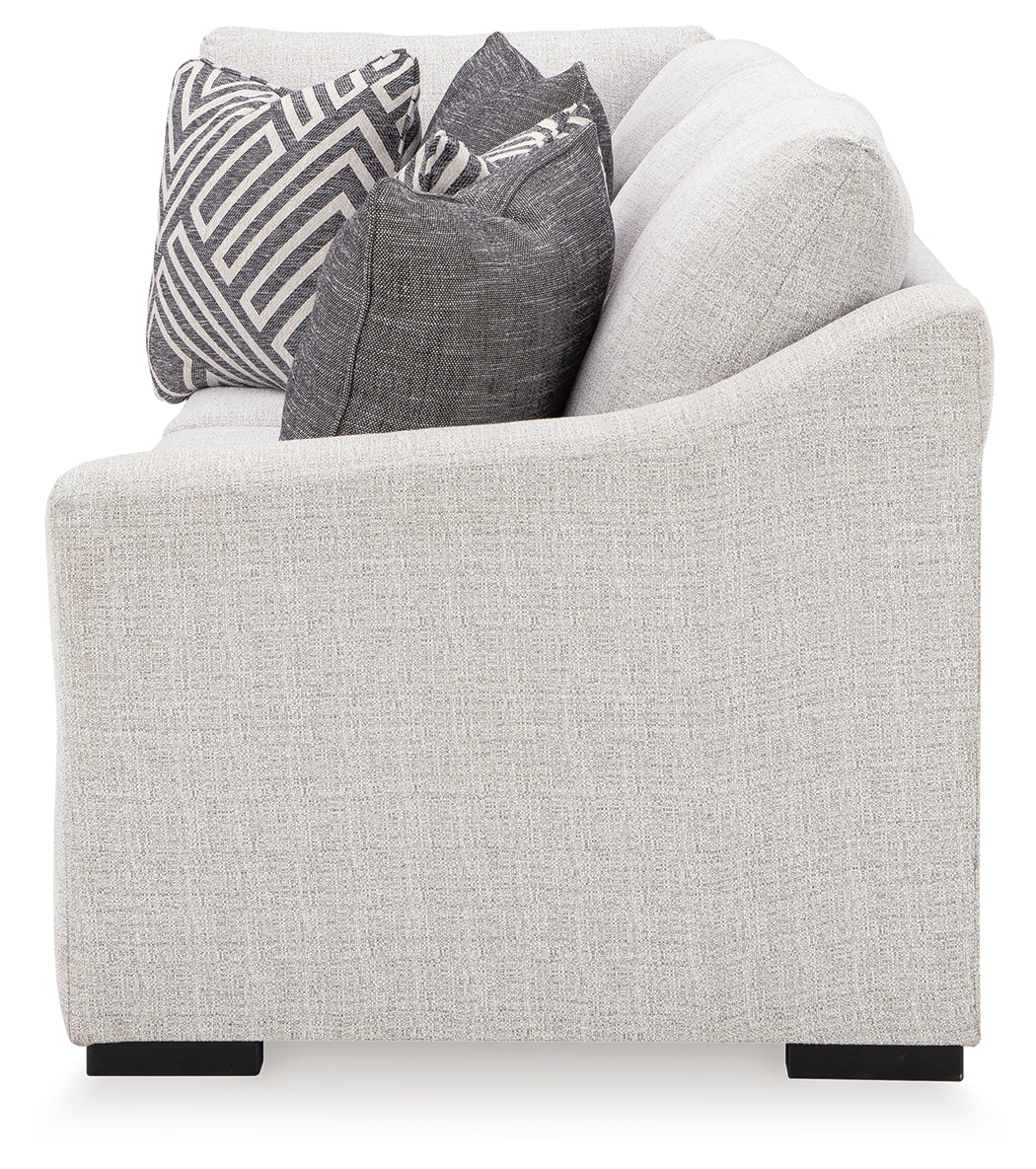 Koralynn Stone 3-Piece Sectional and Oversized Accent Ottoman (Online Special Price) - Ornate Home