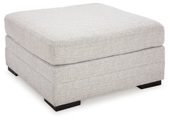Koralynn Stone 3-Piece Sectional and Oversized Accent Ottoman - Ornate Home