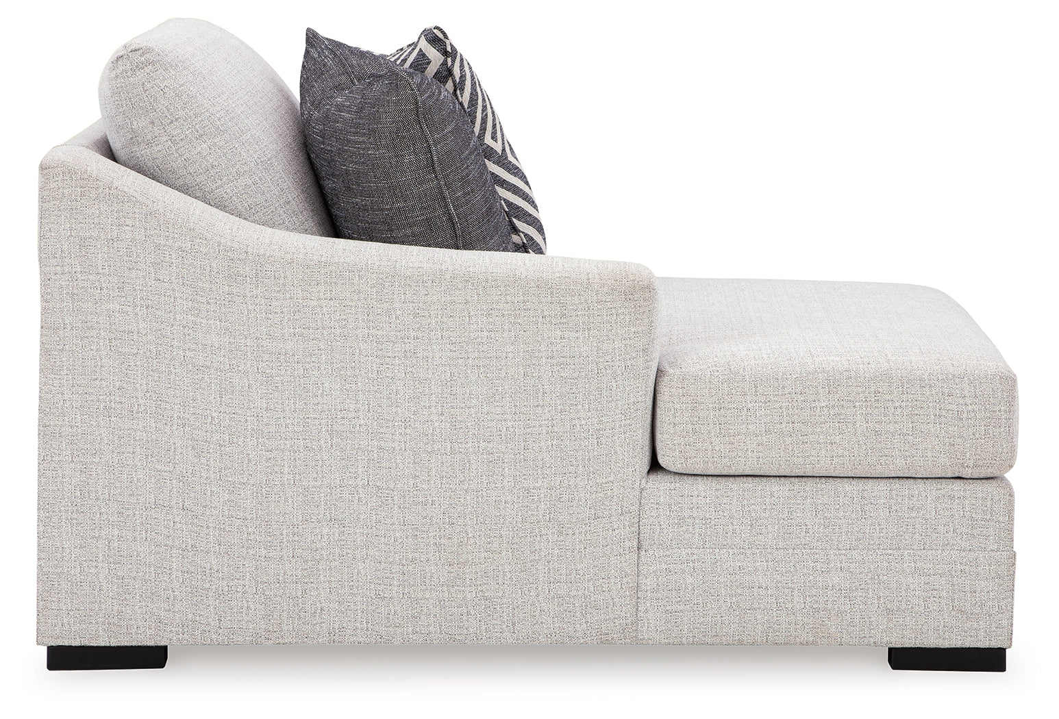 Koralynn Stone 3-Piece Sectional and Oversized Accent Ottoman - Ornate Home