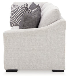 Koralynn Stone 3-Piece Sectional and Oversized Accent Ottoman - Ornate Home