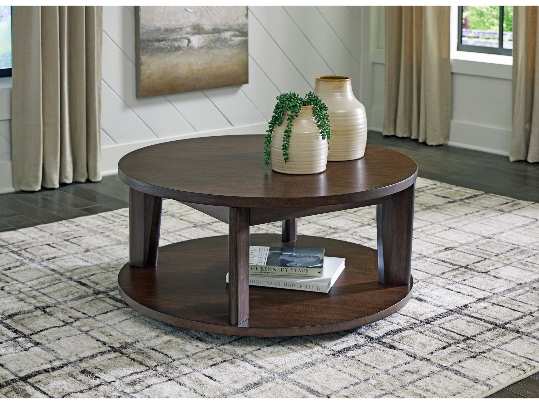 Korestone 2 Brown Coffee Table - Ornate Home