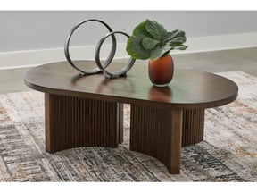 Korestone Brown Coffee Table - Ornate Home