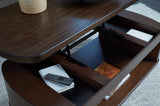 Korestone Brown Lift-Top Coffee Table (Online Special Price) - Ornate Home