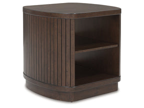 Korestone Brown Square End Table (Online Special Price) - Ornate Home
