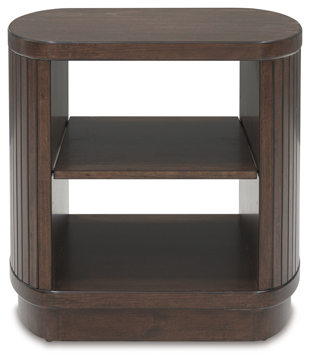 Korestone Brown Square End Table (Online Special Price) - Ornate Home