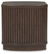 Korestone Brown Square End Table - Ornate Home
