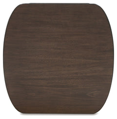 Korestone Brown Square End Table - Ornate Home
