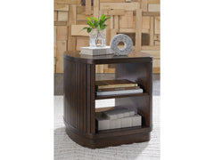 Korestone Brown Square End Table - Ornate Home