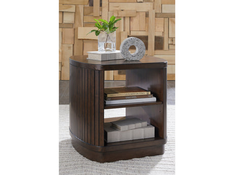 Korestone Brown Square End Table - Ornate Home