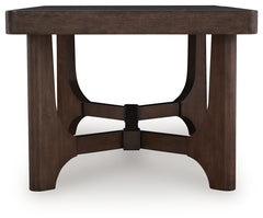 Korestone Dark Brown Rectangular Cocktail Table - Ornate Home