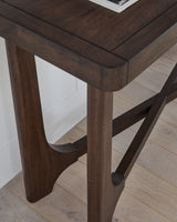 Korestone Dark Brown Sofa Table - Ornate Home