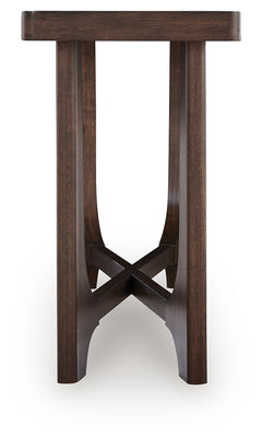 Korestone Dark Brown Sofa Table - Ornate Home