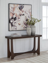 Korestone Dark Brown Sofa Table - Ornate Home