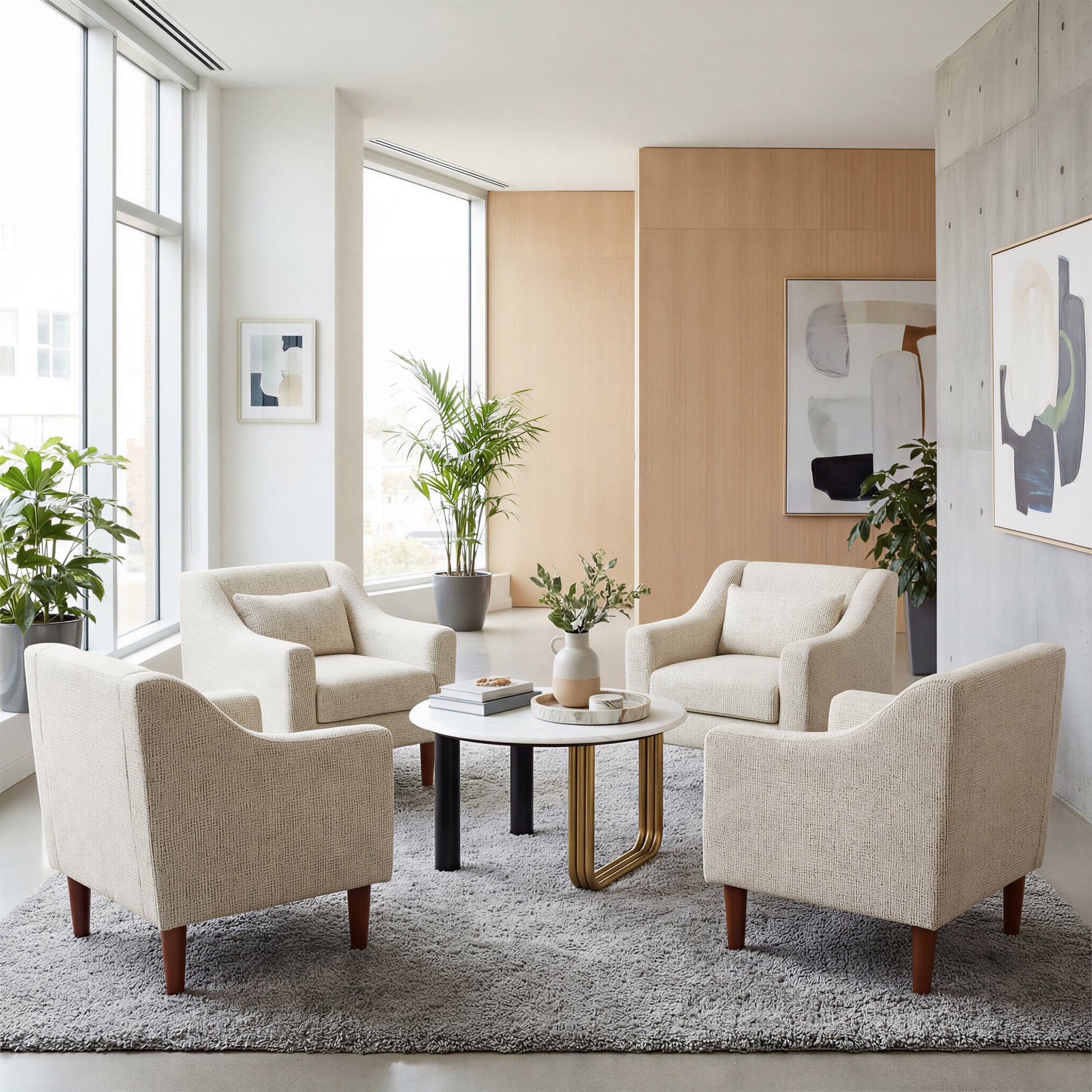 Koseli Pewter Gray Armchair