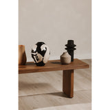 Koshi Sandblasted Amber Oak Bench - Ornate Home