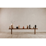 Koshi Sandblasted Amber Oak Bench - Ornate Home