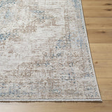 Kosta Beige & Blue Medallion Area Rug - Clearance - Ornate Home