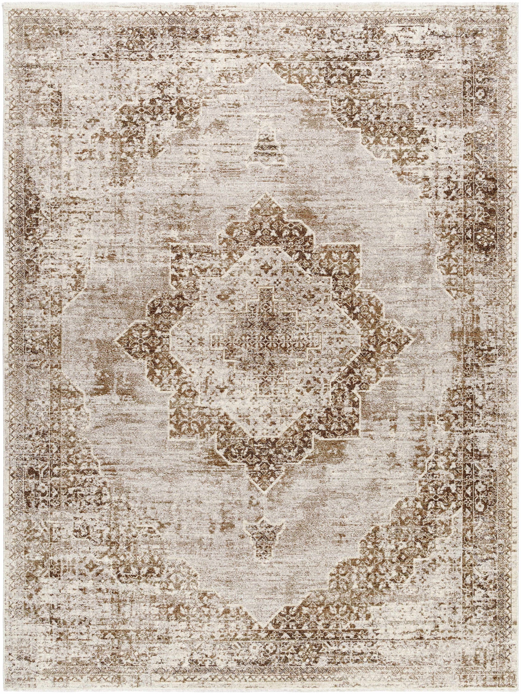 Kosta Beige Medallion Area Rug - Clearance - Ornate Home