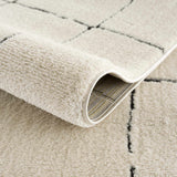 Koume Beige Maze Area Rug - Ornate Home
