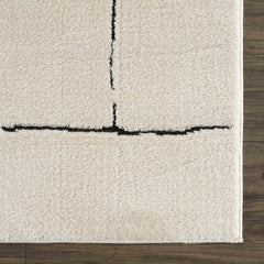 Koume Beige Maze Area Rug - Ornate Home