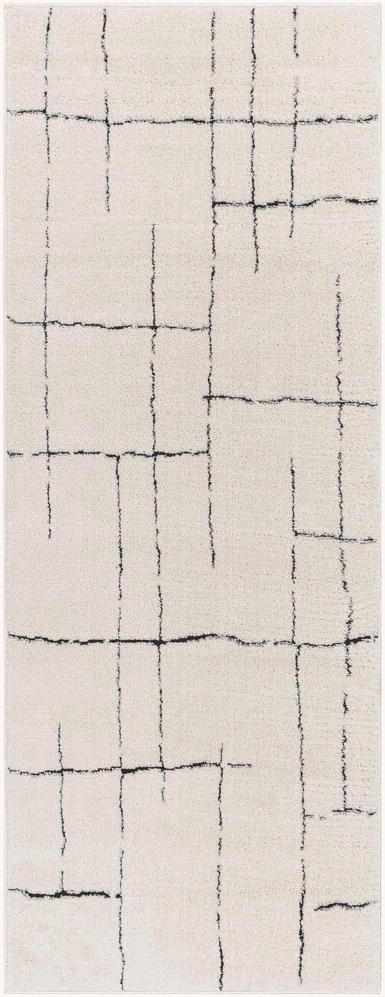 Koume Beige Maze Area Rug - Ornate Home