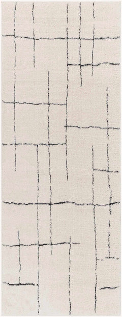 Koume Beige Maze Area Rug - Ornate Home