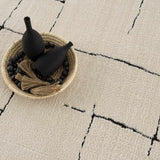 Koume Beige Maze Area Rug - Ornate Home