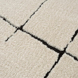 Koume Beige Maze Area Rug - Ornate Home