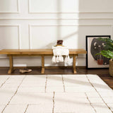 Koume Ivory & Brown Area Rug - Ornate Home
