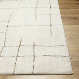 Koume Ivory & Brown Area Rug - Ornate Home