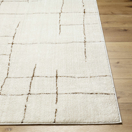 Koume Ivory & Brown Area Rug - Ornate Home