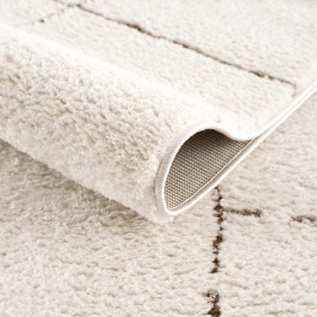 Koume Ivory & Brown Area Rug - Ornate Home