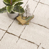 Koume Ivory & Brown Area Rug - Ornate Home