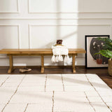 Koume Ivory & Brown Area Rug - Ornate Home