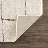 Koume Ivory & Brown Area Rug - Ornate Home