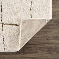 Koume Ivory & Brown Area Rug - Ornate Home