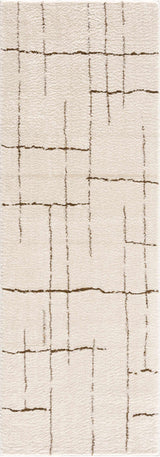 Koume Ivory & Brown Area Rug - Ornate Home