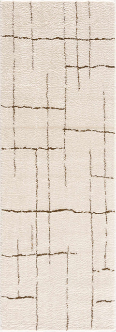 Koume Ivory & Brown Area Rug - Ornate Home