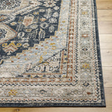 Kouta Beige & Navy Area Rug - Ornate Home