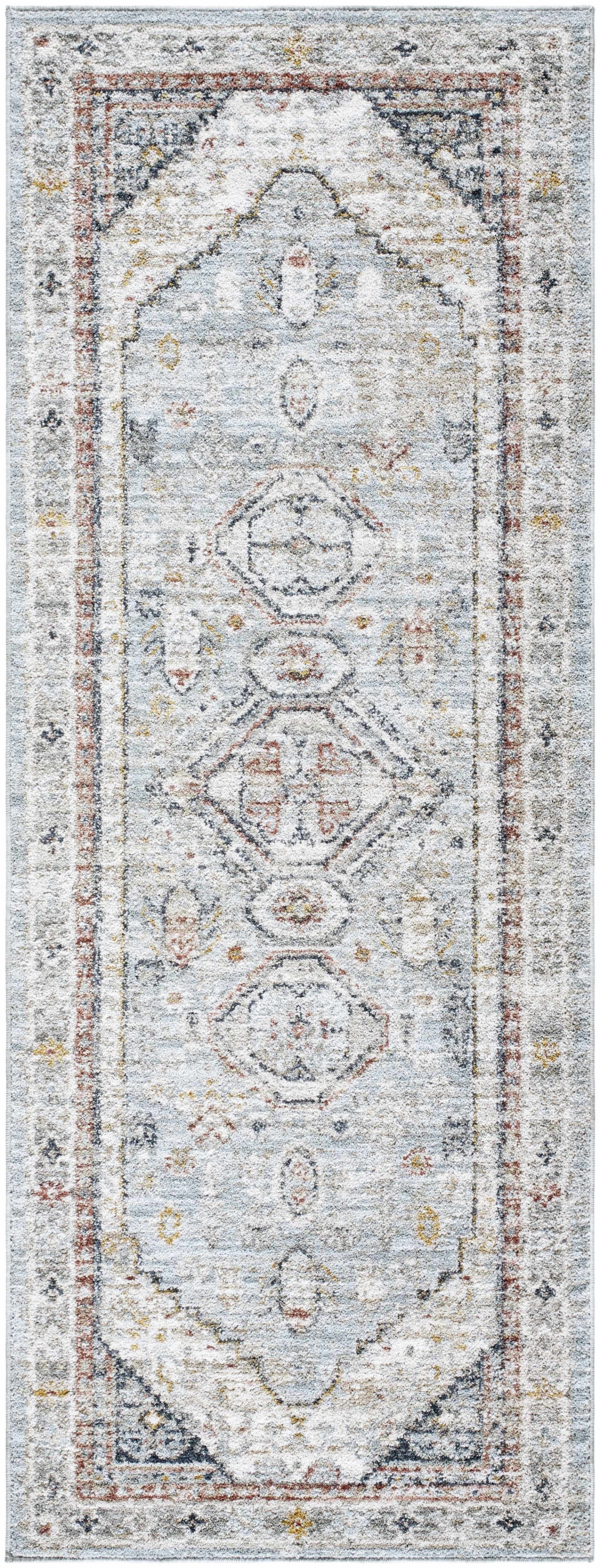 Kouta Gray Blue Area Rug - Ornate Home