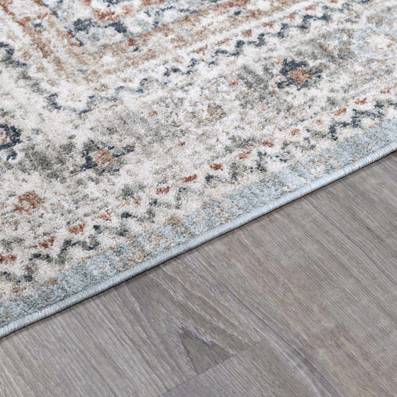 Kouta Gray Blue Area Rug - Ornate Home