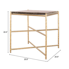 Kove Gold Side Table - Ornate Home