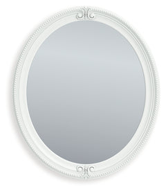 Kozlani White Bedroom Mirror - Ornate Home