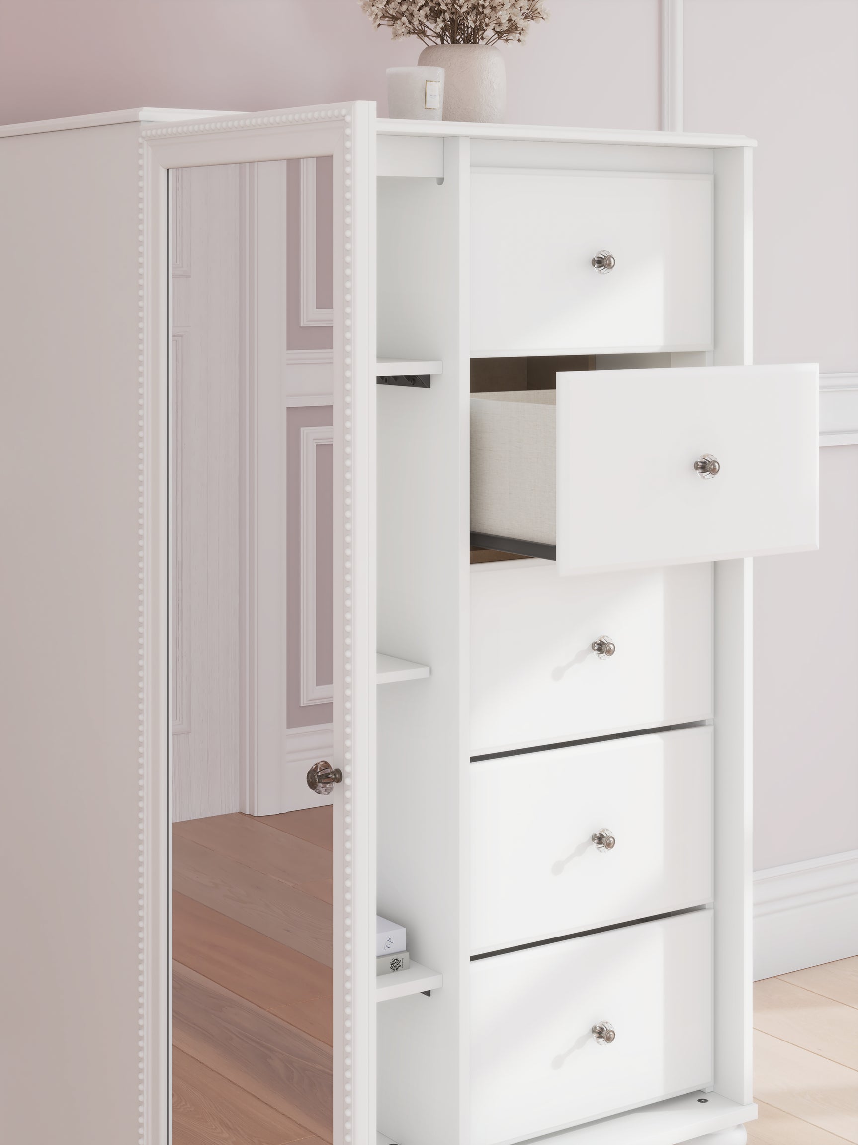 Kozlani White Dressing Chest - Ornate Home
