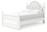 Kozlani White Full Upholstered Panel Bed (Online Special Price) - Ornate Home